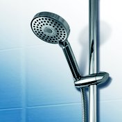 Pommeau de douche plat avec barre