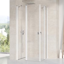 Cabine de douche Chrome CRV2+CRV2