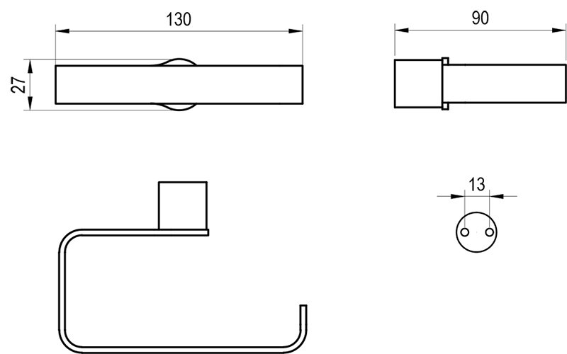 Dérouleur de papier WC Fold FN 401