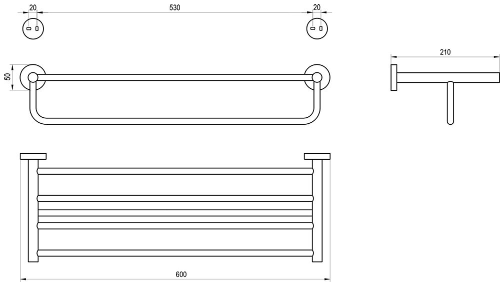 Étagère avec trappe Kona