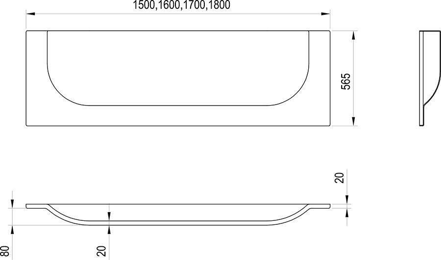 Panneau frontal ARC 170