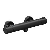Mitigeur thermostatique mural de douche Puri black