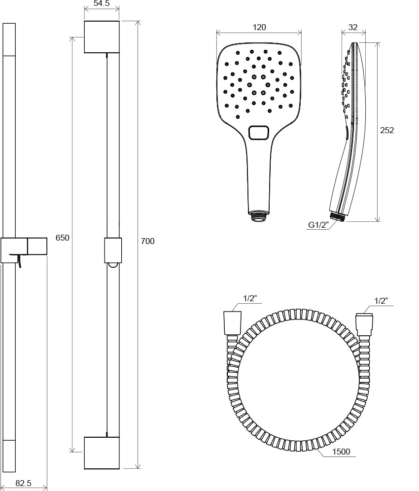 Set de douche 921.00