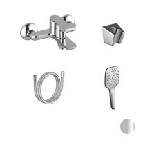 Mitigeur mural de baignoire Classic CL 022 avec set de douche