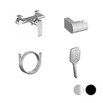 Mitigeur mural de douche Flat FL 032 avec set de douche