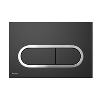 Plaque de commande Chrome, black