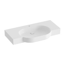 Lavabo ARC 100/65 S, avec trou pour la robinetterie