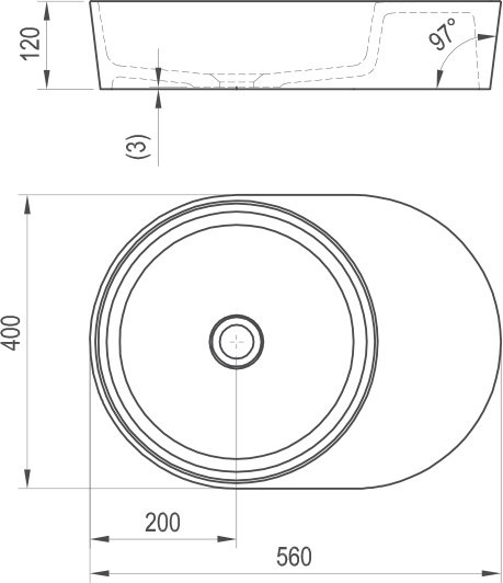 Lavabo Moon 2S
